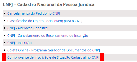 Como consultar um CNPJ na Receita Federal?