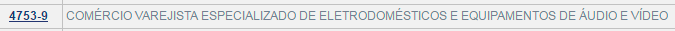 consultar-cnae-comercio-varejista-equipamentos